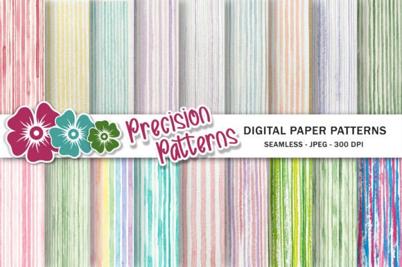 Download Watercolor Stripes Background Bundle - Premium Resources