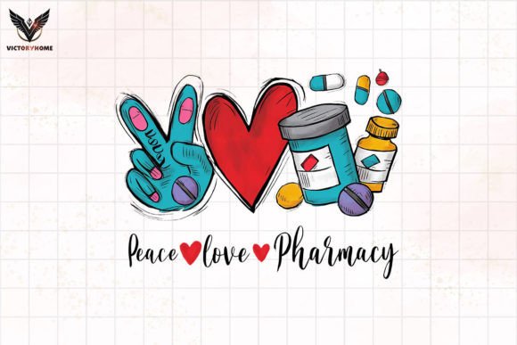 Download Peace Love Pharmacy Clipart PNG - Pharmacy Collection