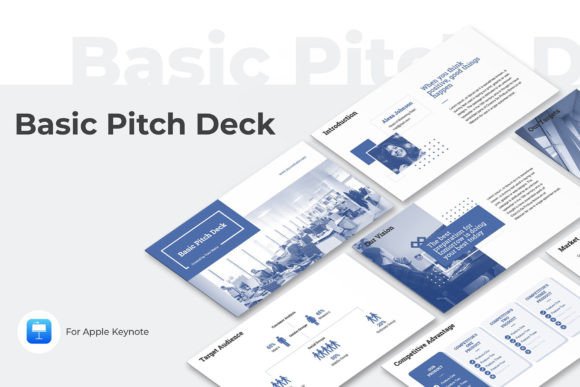 Download Basic Pitch Deck Keynote Presentation - Keynote presentation Collection