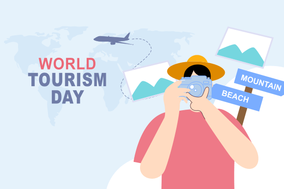 Download World Tourism Day Celebration Background - Background Collection