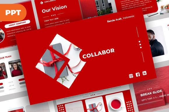 Download Collabor Keynote Presentation Template - Keynote presentation Collection