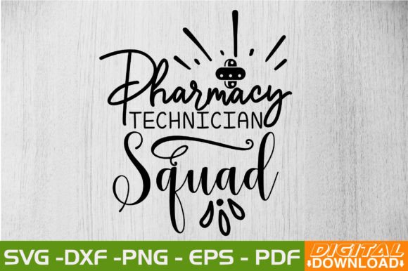 Download Pharmacy Technician Squad SVG Design - Pharmacy Collection