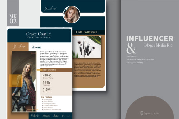 Download Influencer &amp; Blogger Media Kit - Media kit Collection