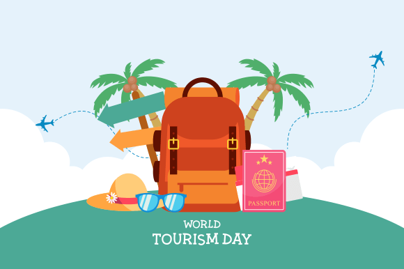 Download World Tourism Day Celebration Background - Background Collection
