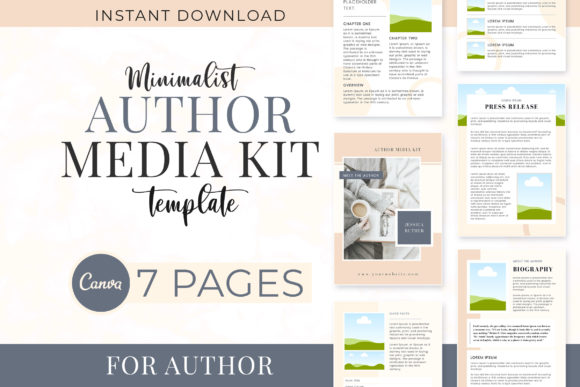 Download Author Media Kit | Media Kit Templates - Media kit Collection