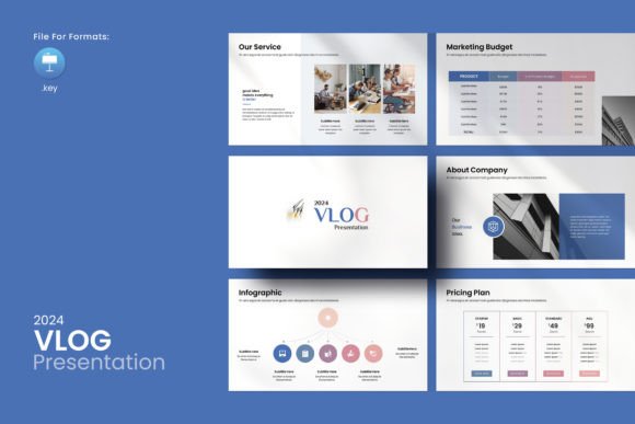 Download Vlog Keynote Presentation Template - Keynote presentation Collection