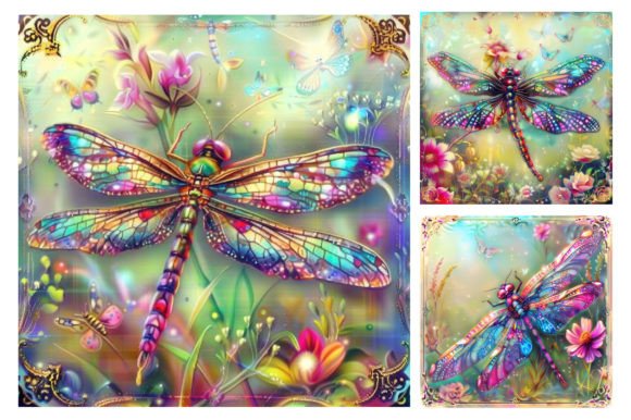 Download Dragonfly Stained Glass Background - Premium Resources