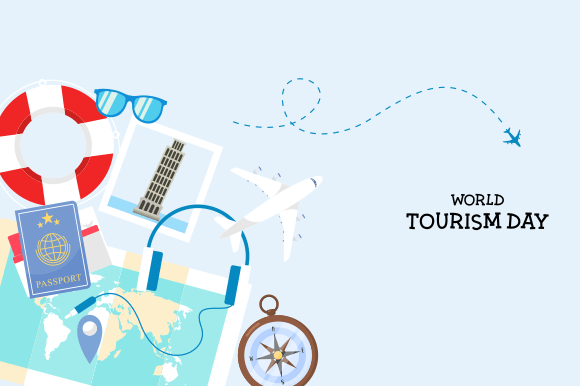 Download World Tourism Day Celebration Background - Background Collection