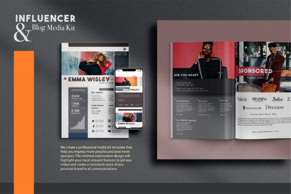 Download Influencer &amp; Blogger Media Kit - Media kit Collection