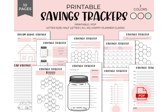 Download Money Savings Tracker Printable - Money Collection
