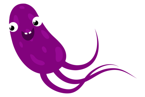 Download Bacteria Mascot. Epidemic Disease Cartoo - Disease Collection