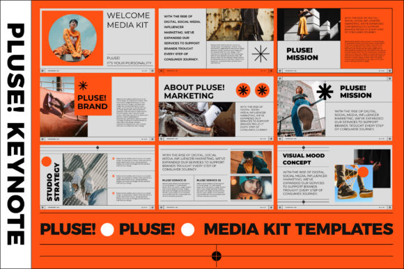 Download PLUSE! Media Kit Keynote Templates - Media kit Collection